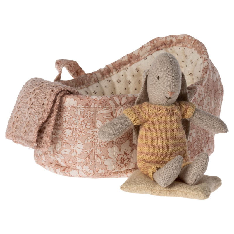 Micro Bunny in Carry Cot