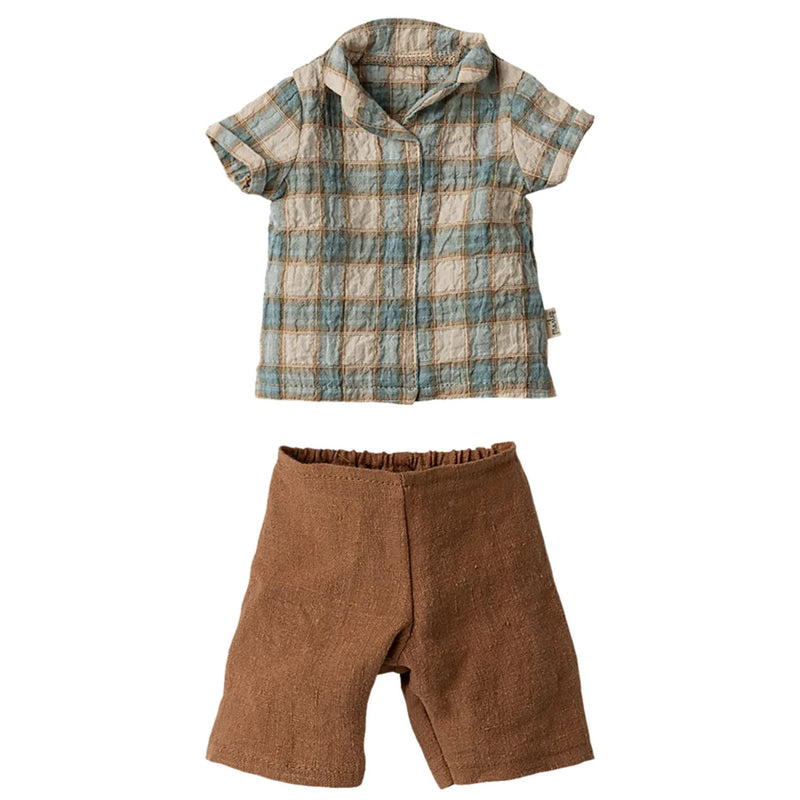 Rabbit Size 3, Brown - Shirt + Shorts
