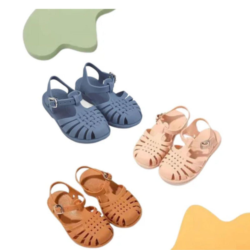 Soft Buckle Fasten Squishy Jelly Sandals
