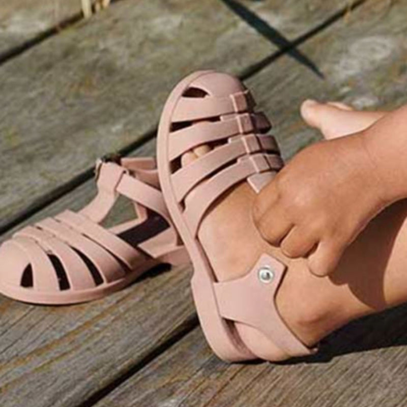 Soft Buckle Fasten Squishy Jelly Sandals