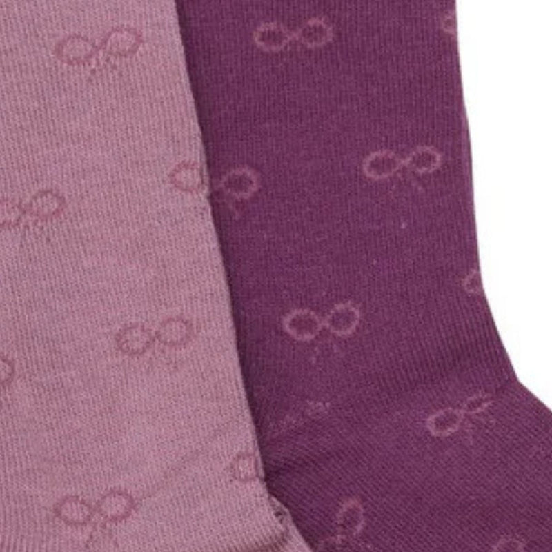 Tights with Bow Patterns - 2 pack