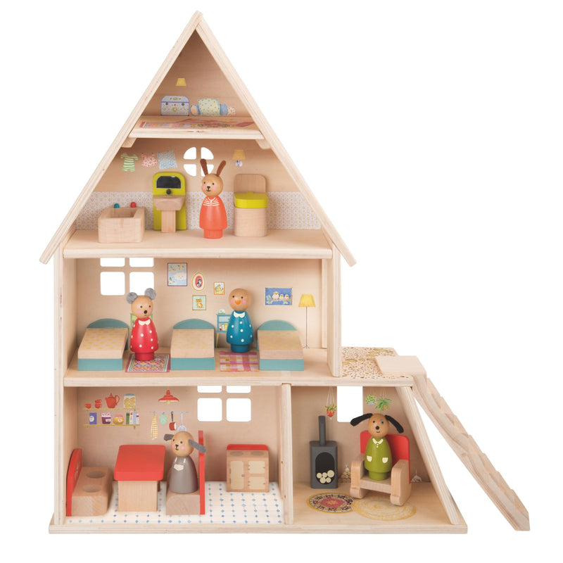 Grande Famille - Dollhouse with Furniture