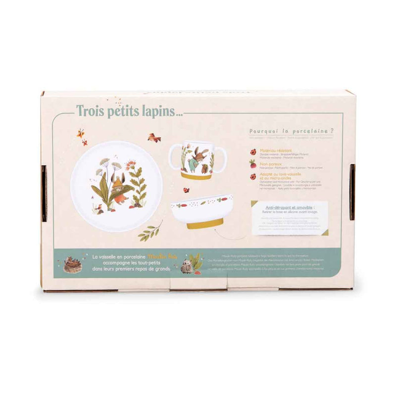Trois Petit Lapins Porcelain Dish Set