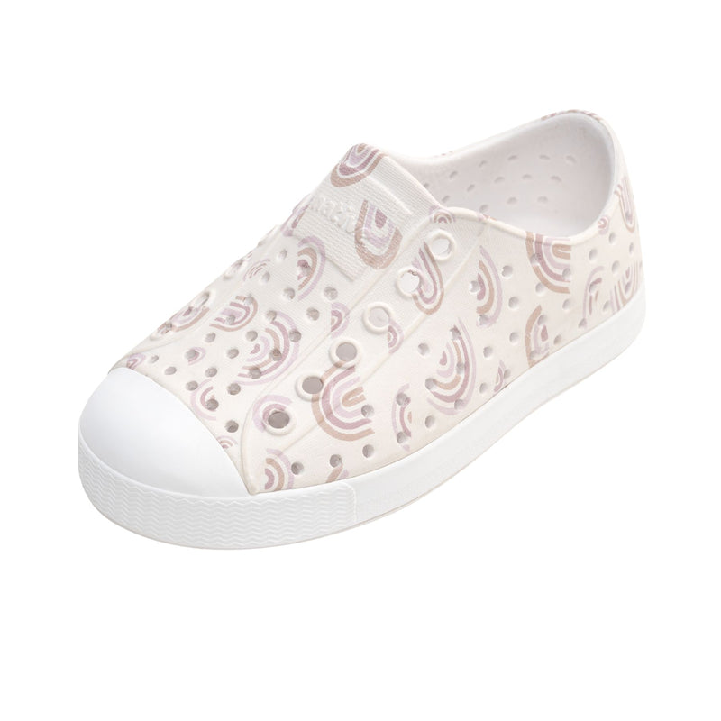 Jefferson  Print- Barely Flax Rainbow