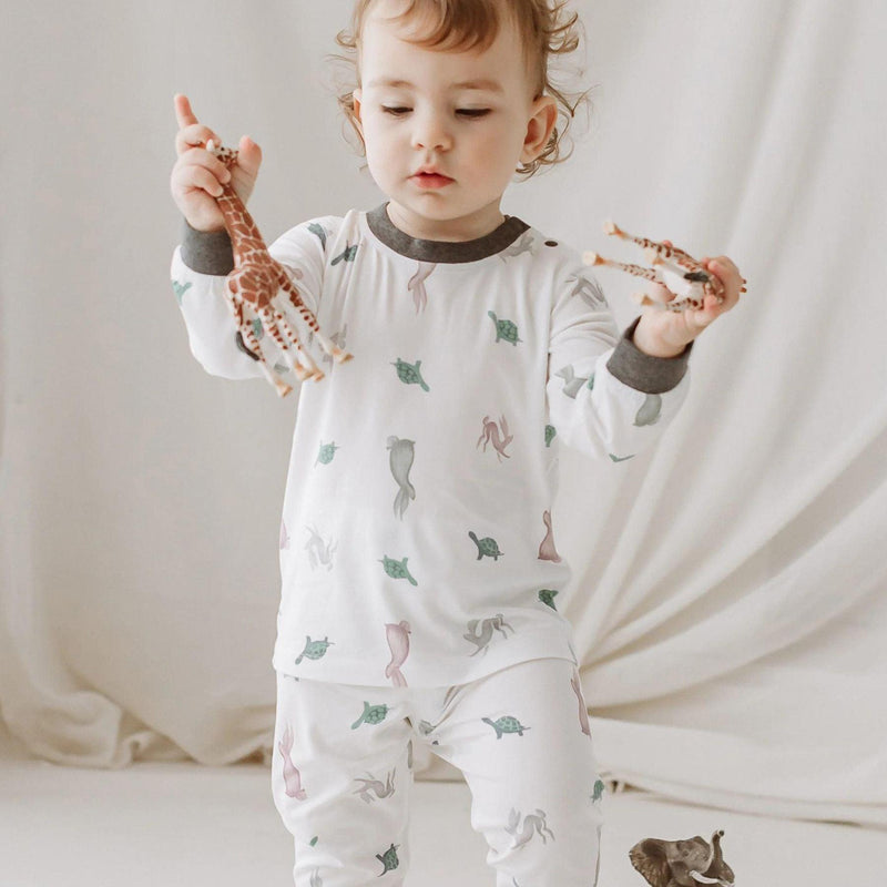 Bamboo Jersey Long Sleeve PJ Set