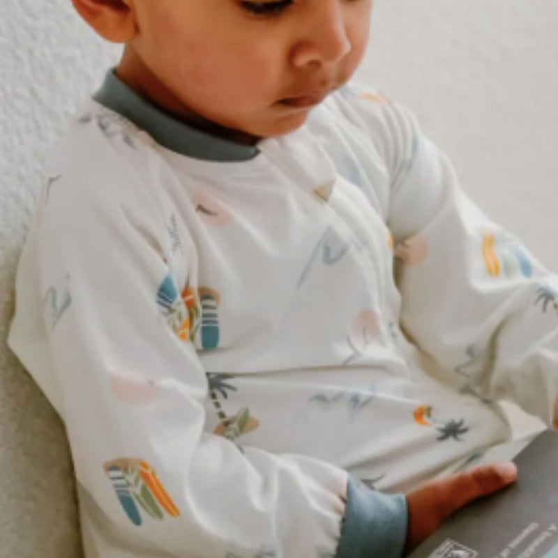 Bamboo Avocado Jersey Footed Sleeper