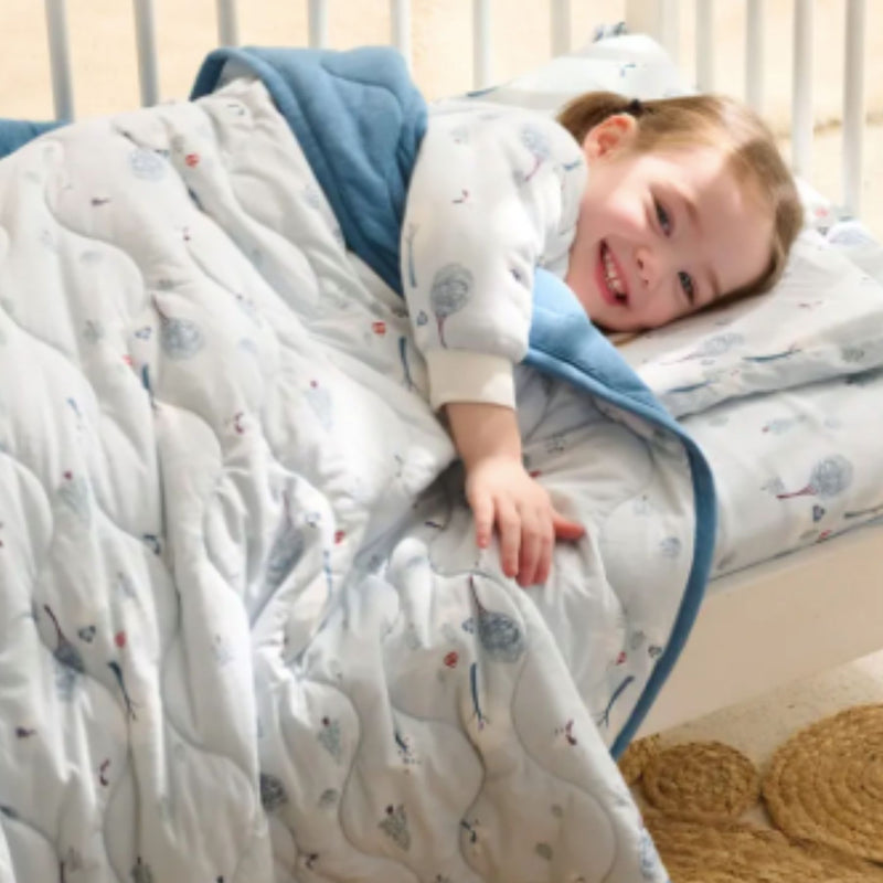 Quilted Bamboo Jersey Cozy Blanket