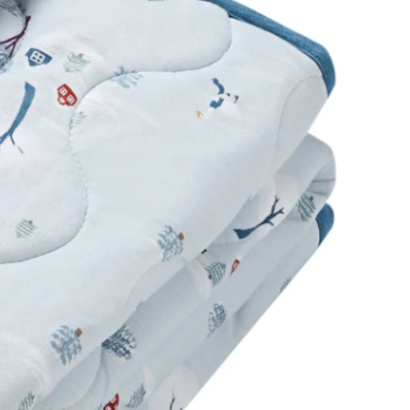 Quilted Bamboo Jersey Cozy Blanket