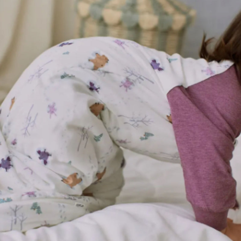 Bamboo Sleep Bag 2.5 Tog - Snow Angels