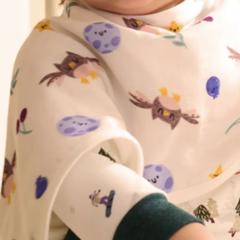 Bamboo Muslin Burp 'n Bib, 2 pack