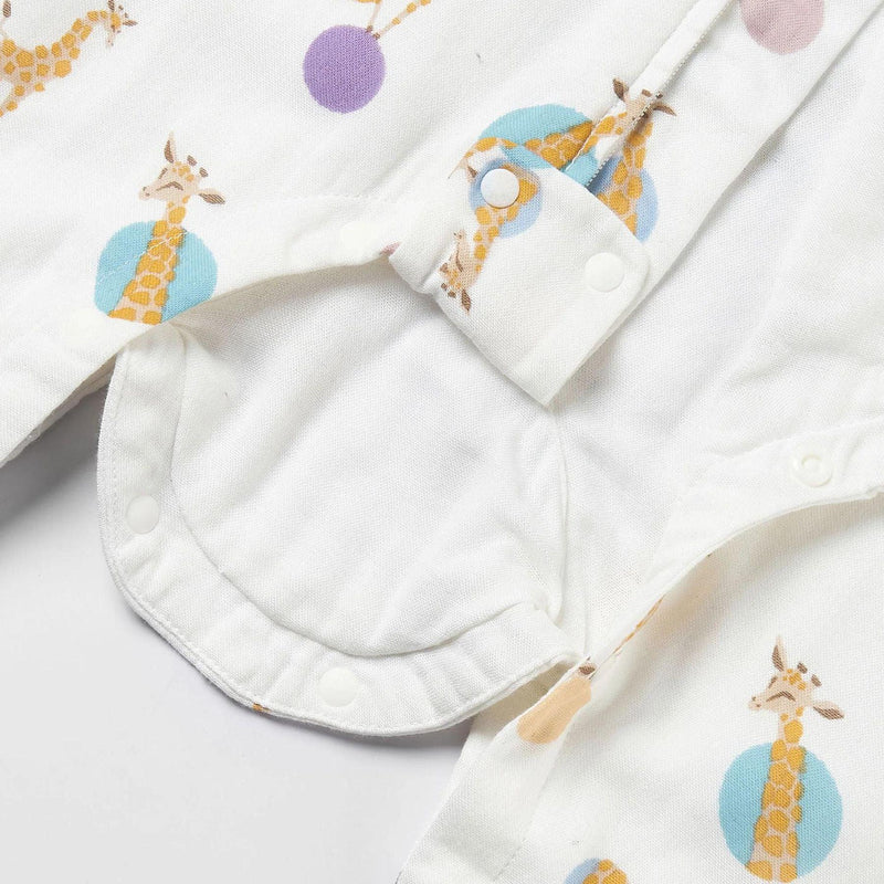 Bamboo Long Sleeve Footed Sleep Bag 1.0 Tog