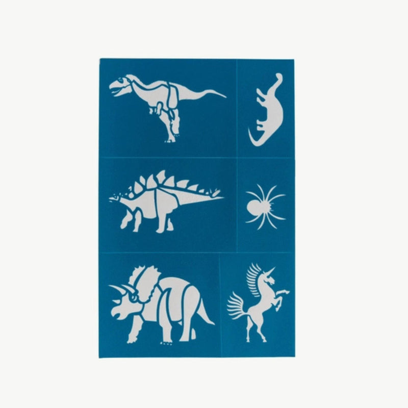 Reusable Adhesive Face Paint + Makeup Stencils