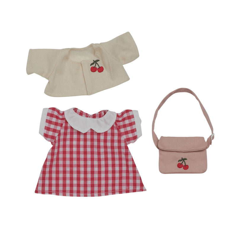 Cherry Gingham Outfit Set