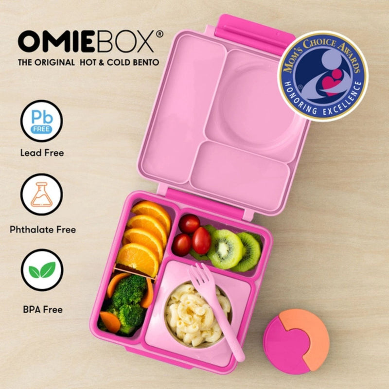 OmieBox Thermos Insulated Bento Box, Pastel Colour Set