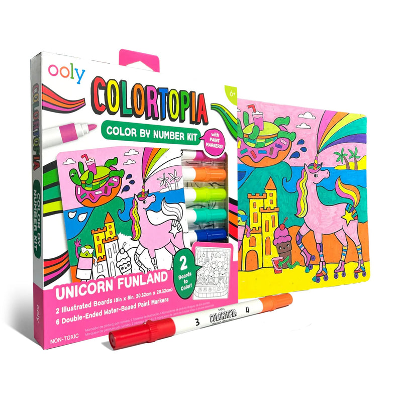 Colourtopia Colour By Number Kit