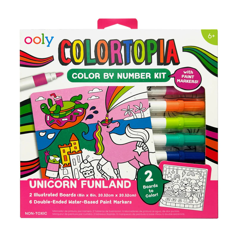 Colourtopia Colour By Number Kit