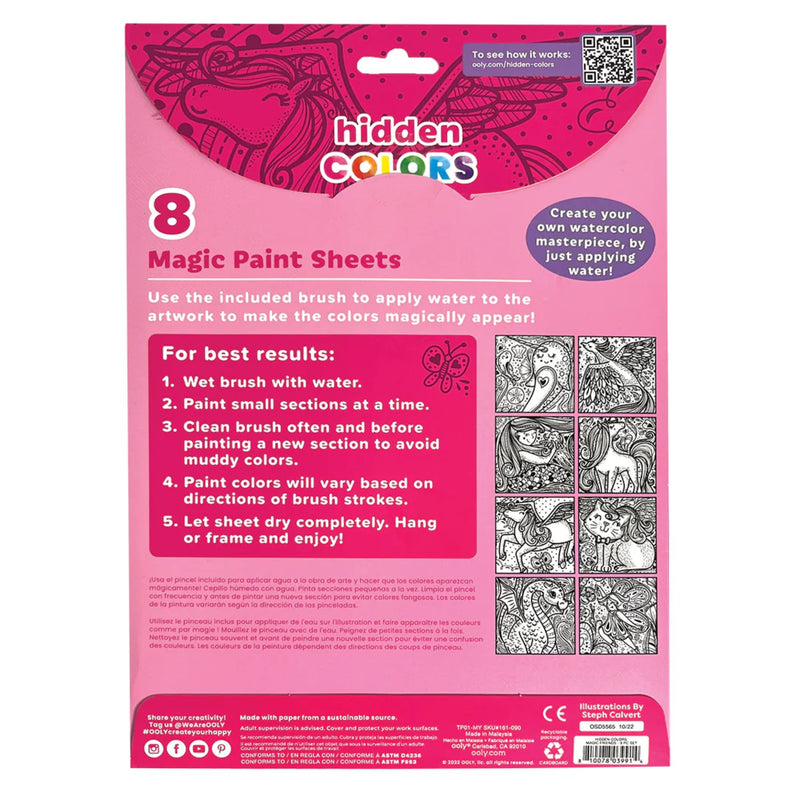 Hidden Colour Magic Paint Sheets