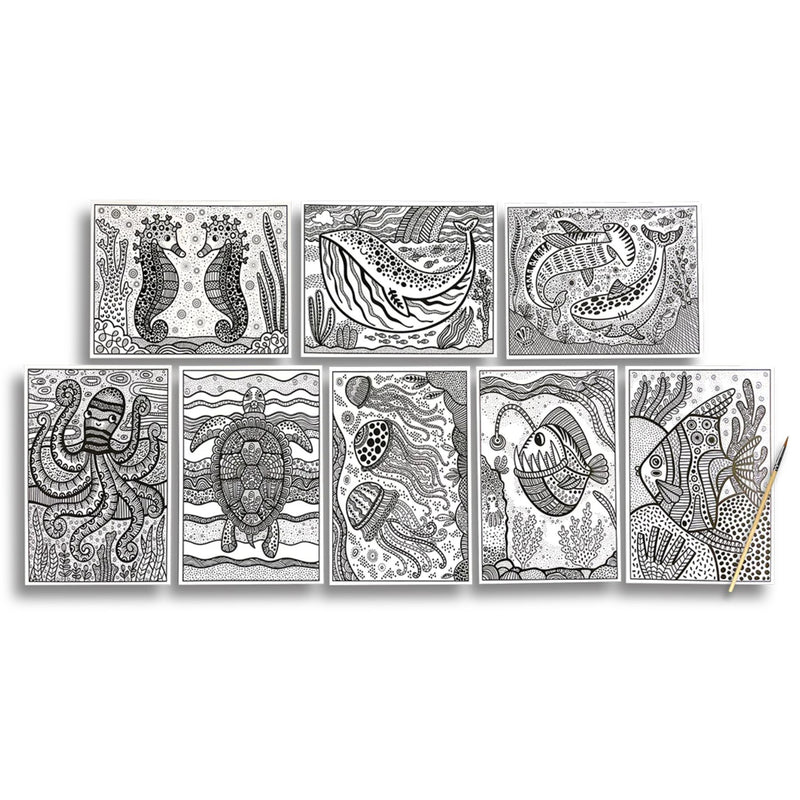 Hidden Colour Magic Paint Sheets