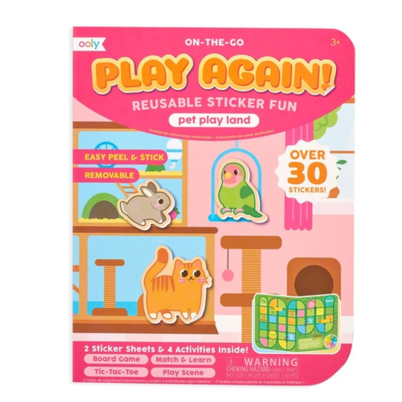 Play Again! Reusable Sticker Fun