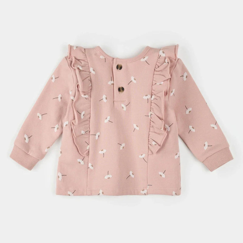 Daisy Print on Pale Pink Set