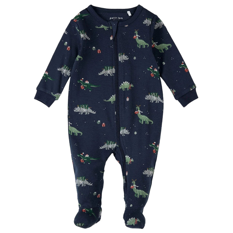 Holiday Dino Footed Sleeper