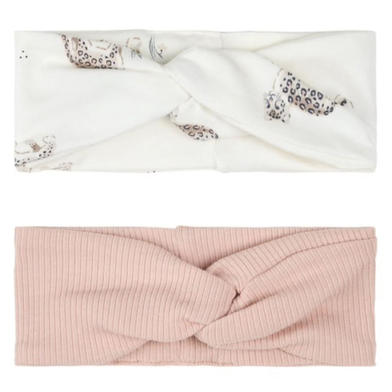 Snow Leopard 2pk Headband