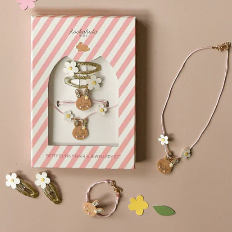 Betty Bunny Hair + Jewellery Set