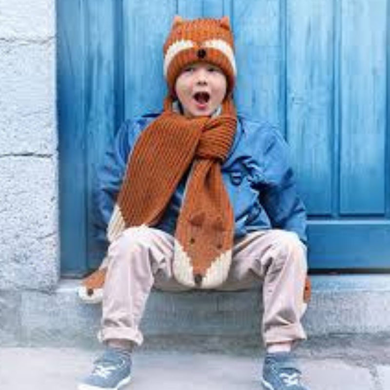 Felix Fox Knitted Scarf