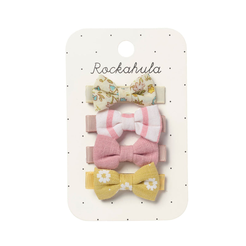 Petal Mini Bow Clips
