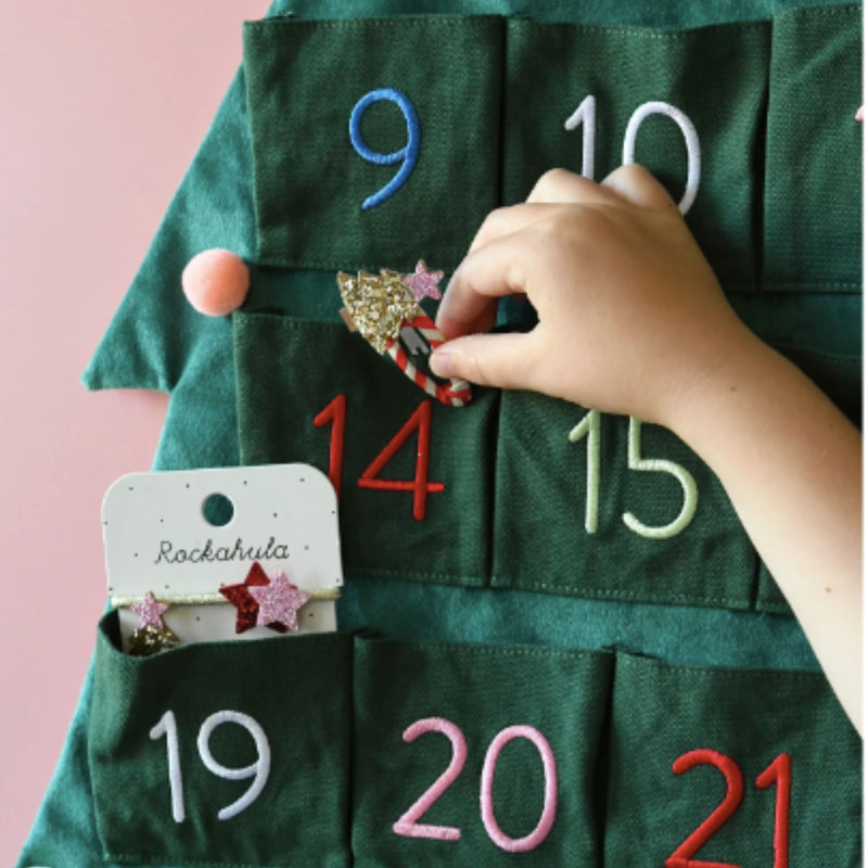 Stripy Christmas Tree Clips