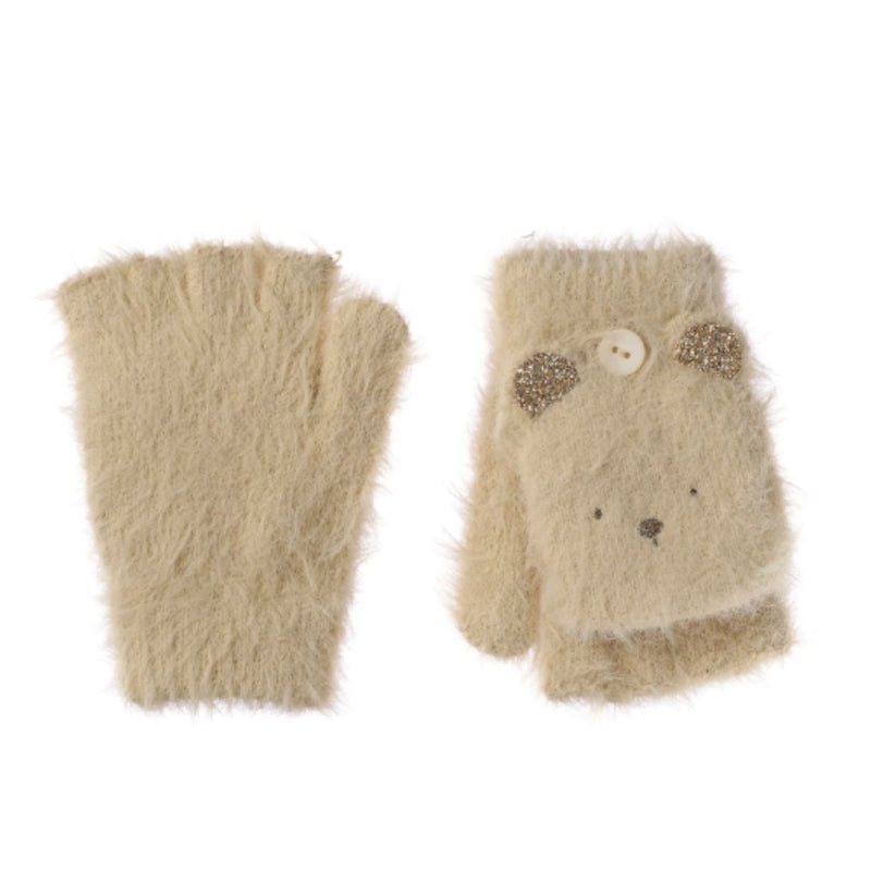 Teddy Bear Fluffy Gloves