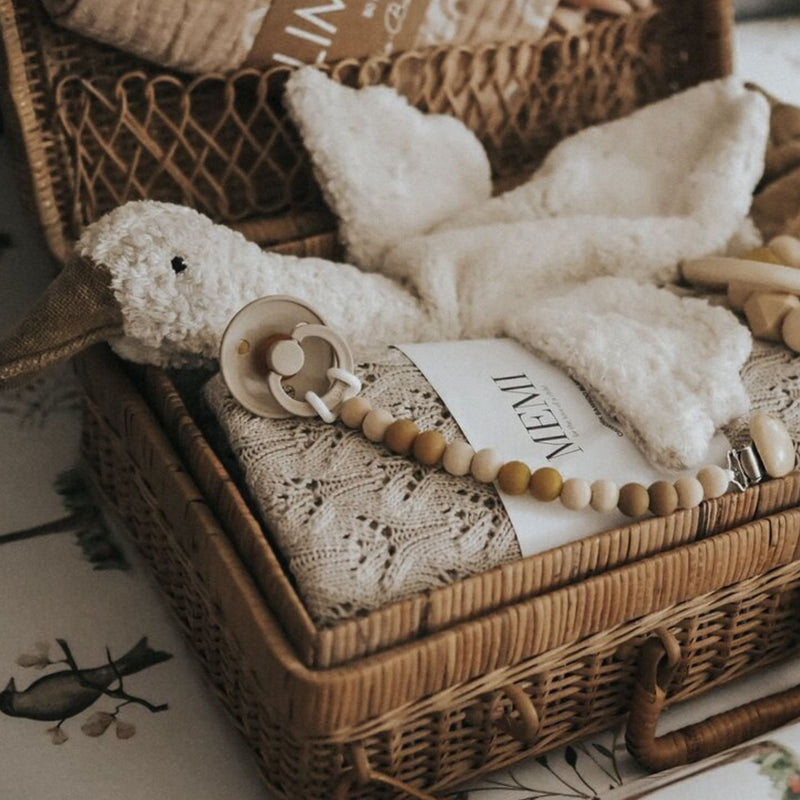 Organic Cuddly Animals, Small Goose White