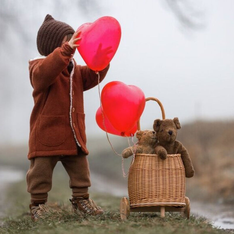 Organic Floppy Animals, Large Bear Brown