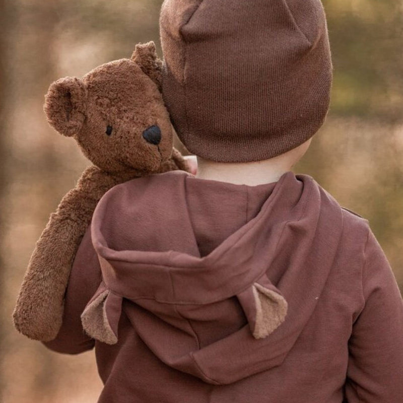 Organic Floppy Animals, Large Bear Brown
