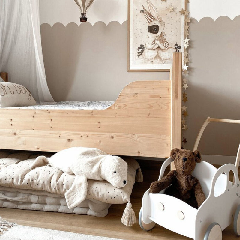 Organic Floppy Animals, Large Bear Brown