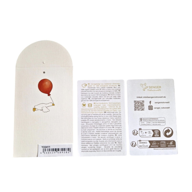 Organic Cuddly Animals, Large Goose