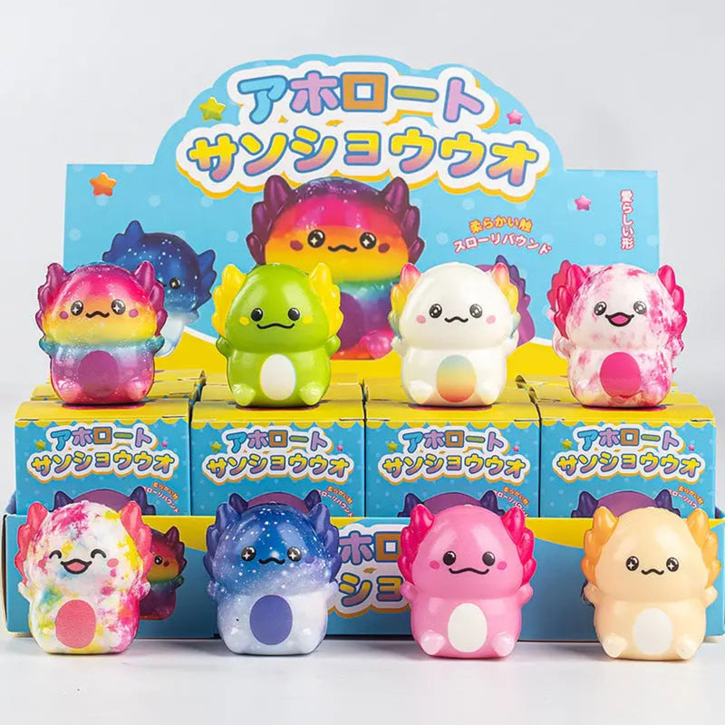 Mini Slow-Rise Axolotl Squishy Toy