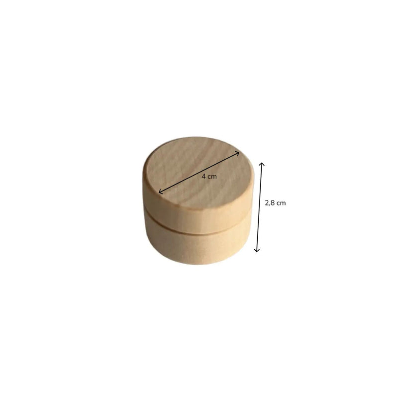 Wooden Teeth/Hair Lock Box