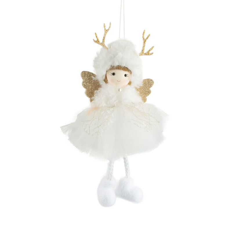 Snow White Cherub Girl Ornament