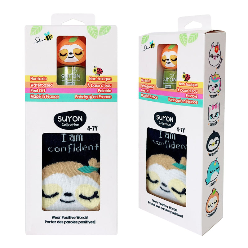 Peel Off Kids Nail Polish + Sock Gift Set