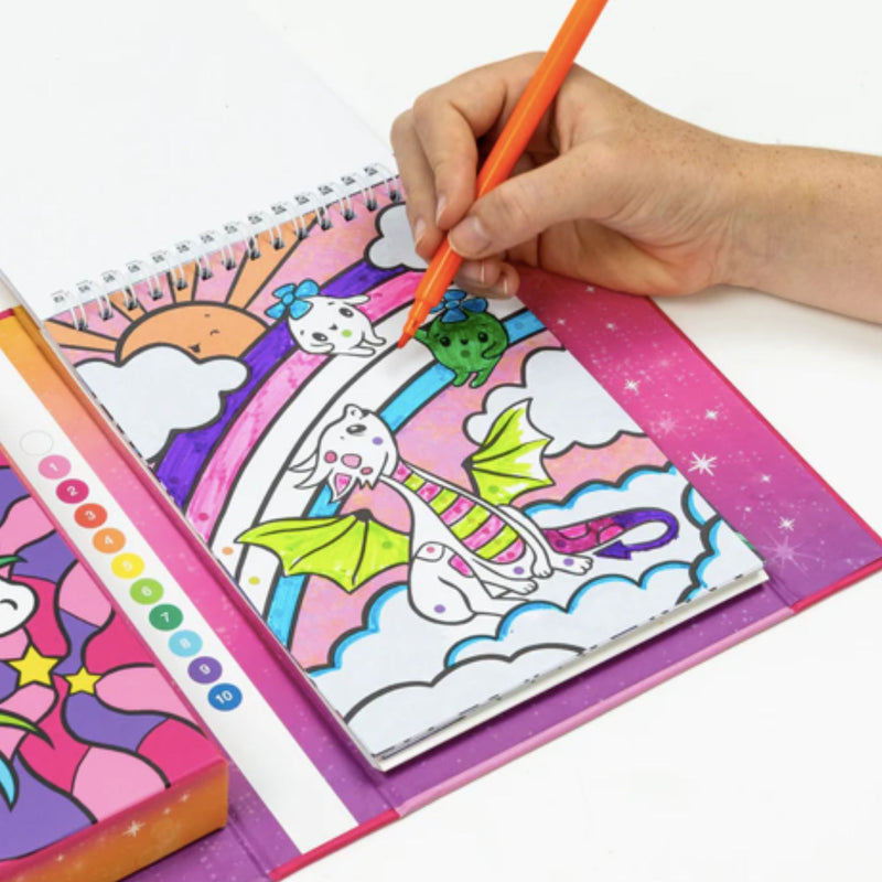 Colour by Number - Unicorn Dreaming
