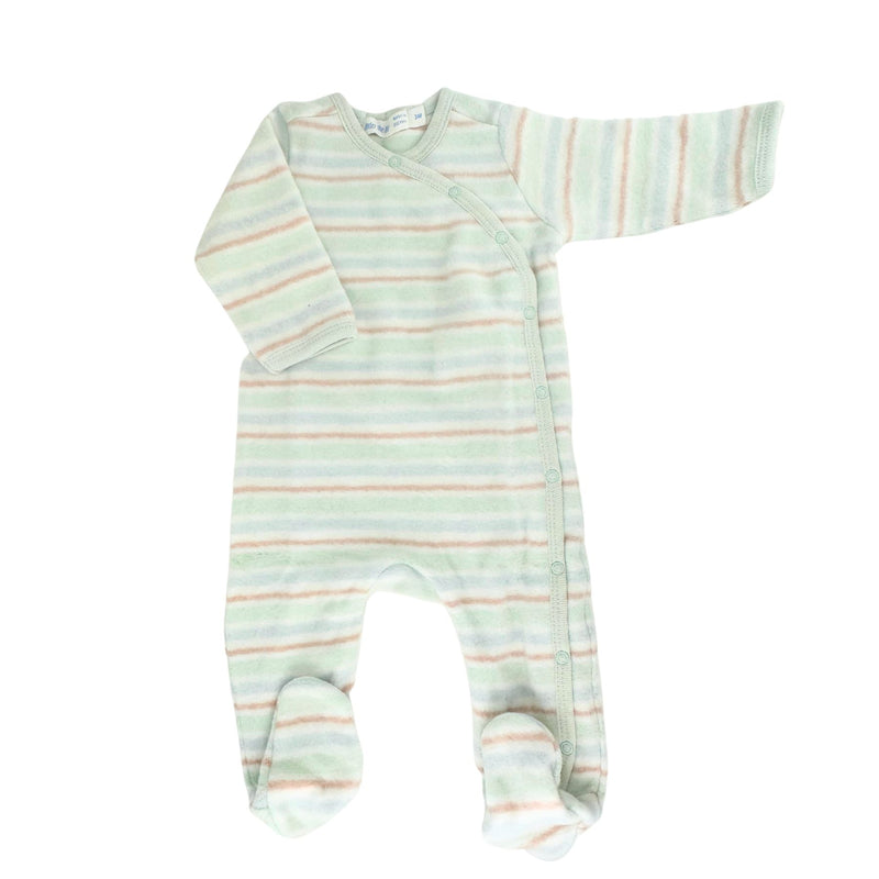 Organic Sherpa Side Snap Footie