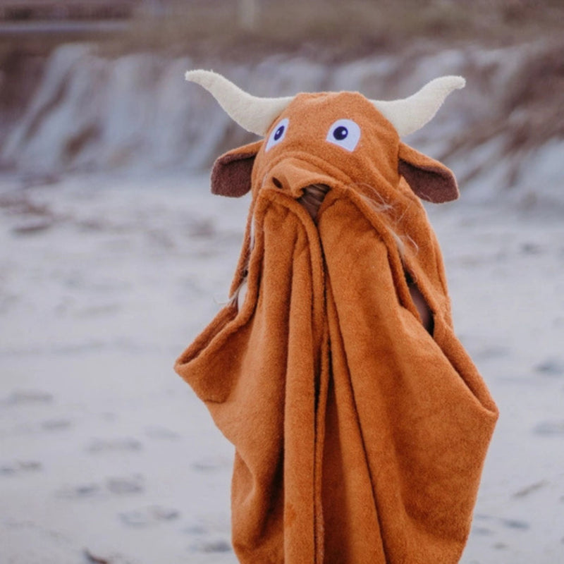 Kids Hooded Towel - Longhorn