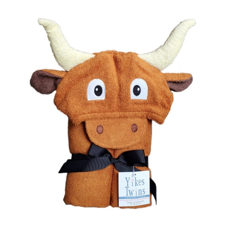 Kids Hooded Towel - Longhorn