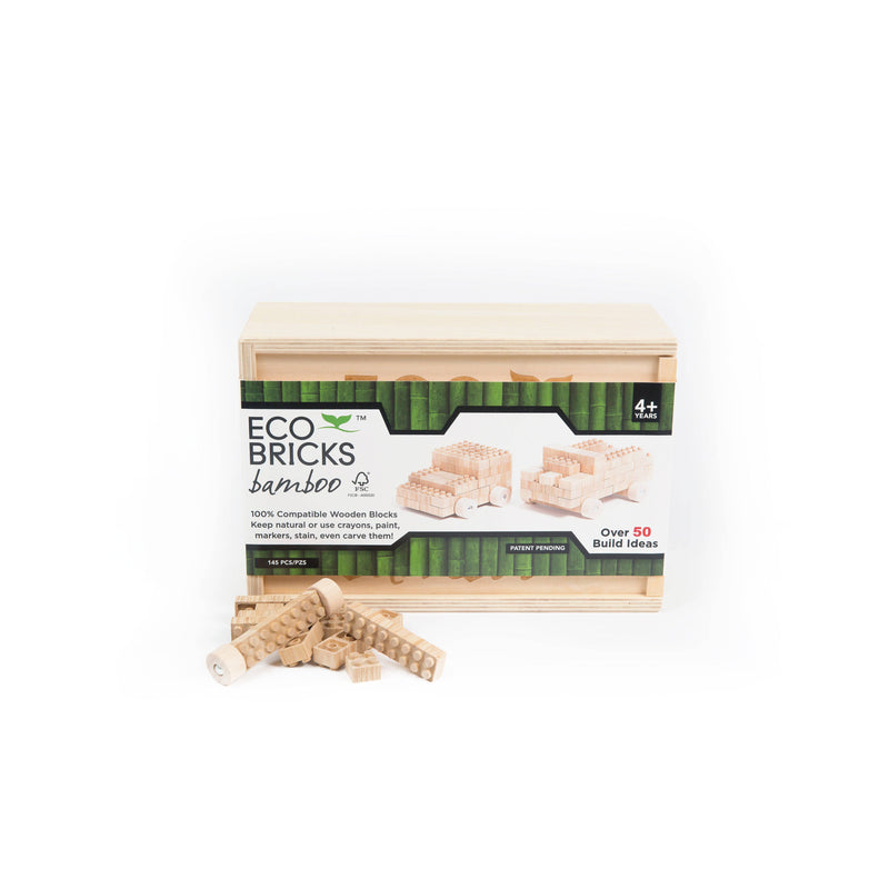 Eco-bricks 145 Piece Bamboo-Simply Green Baby