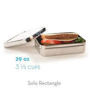 ECOlunchbox Solo Rectangle-Simply Green Baby