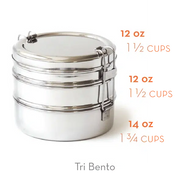 ECOlunchbox Tri Bento-Simply Green Baby