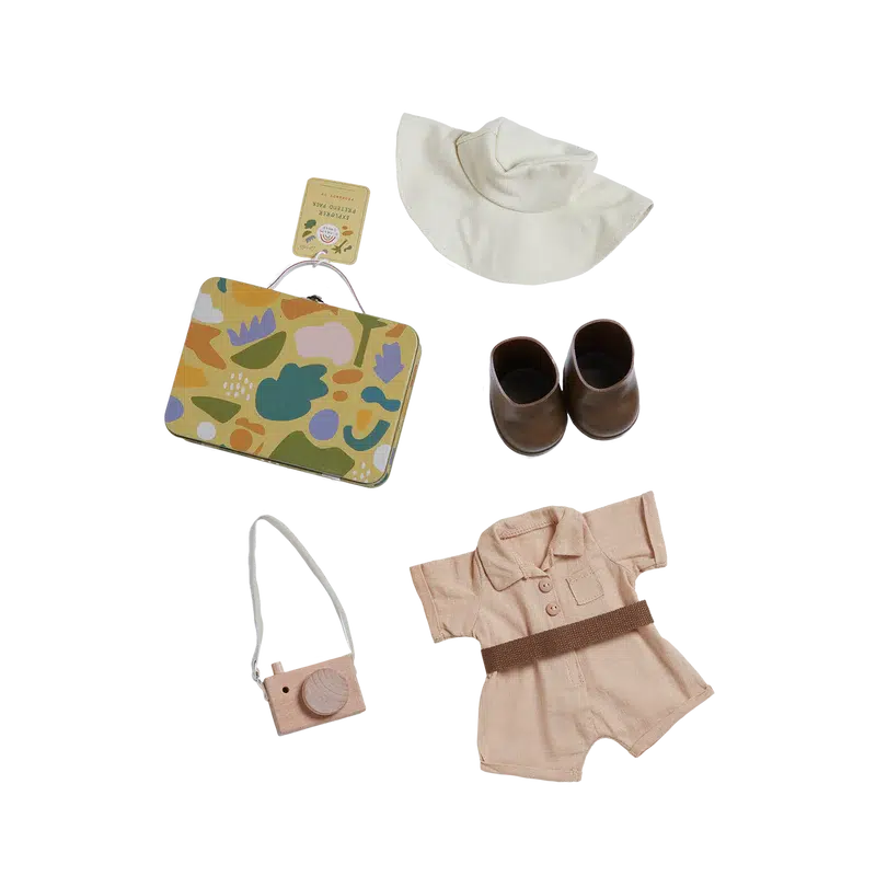 Olli Ella Dinkum Doll Pretend Pack-Simply Green Baby