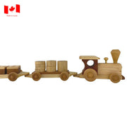 Wooden Educational Train-Simply Green Baby